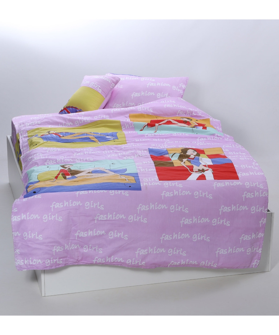 παπλωματοθήκη 160cm x 240cm κατωσέντονο με λάστιχο 110cm x 210cm+19cm 1x50cm x 70cm 40cm x 40cm joy-27