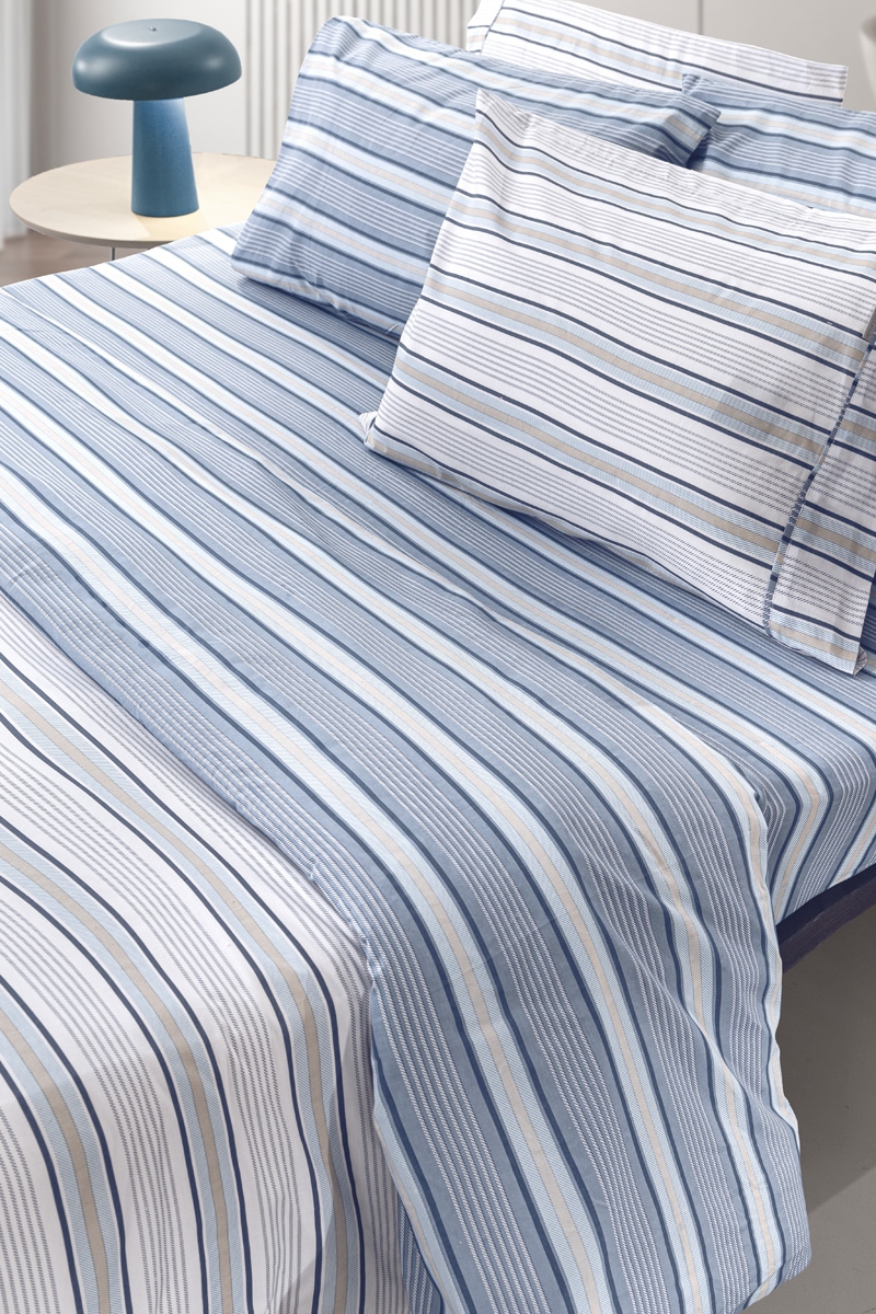 Σετ 4τμχ Σεντόνια Pinstripe Denim