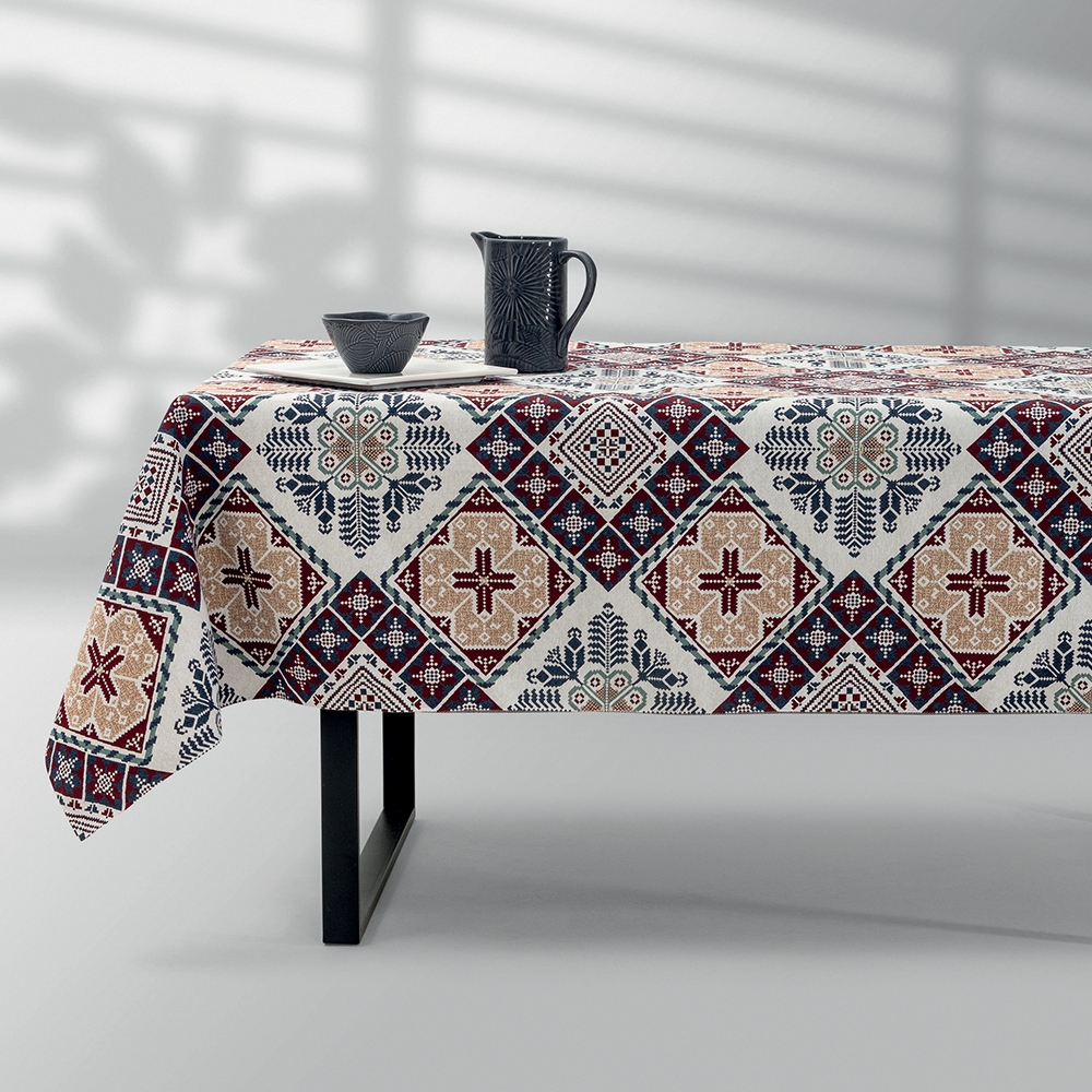 Τραπεζομάντηλο Artisan 140×220 Μπορντώ