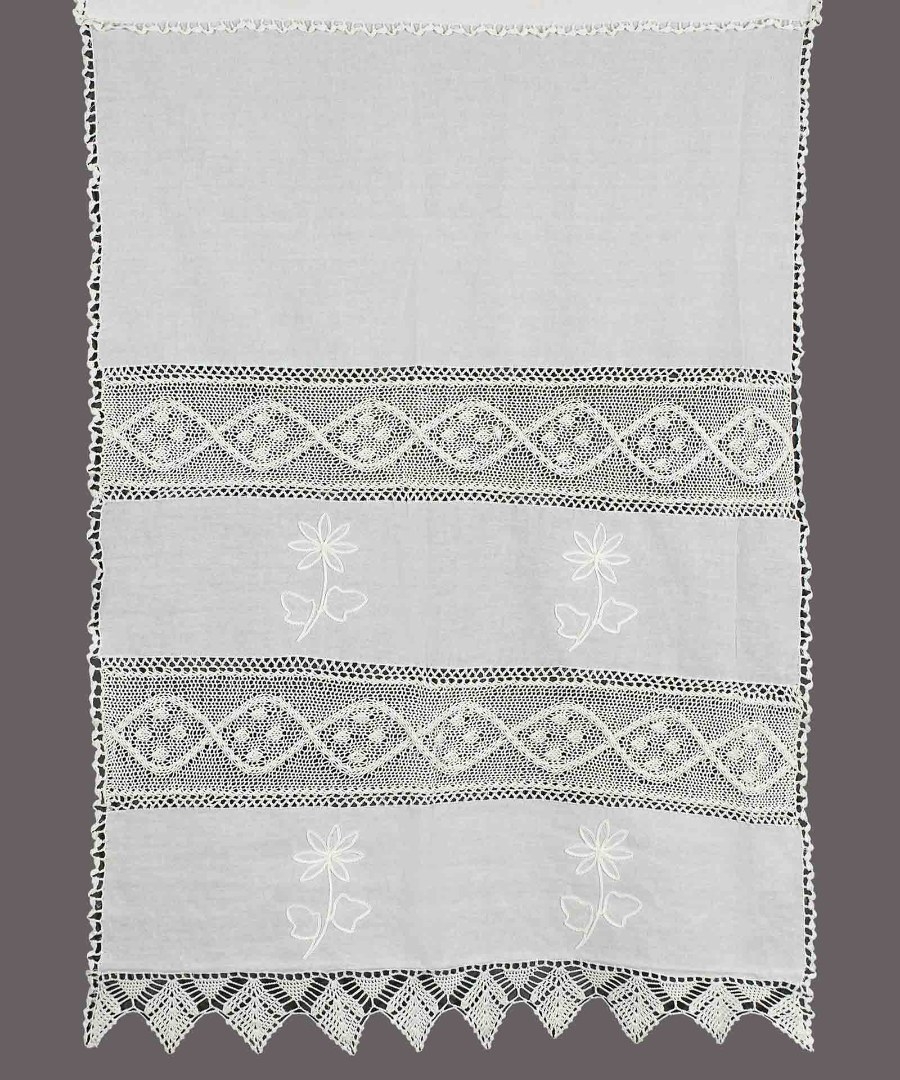 κουρτίνα NT1-2 (120cm x 160cm) λευκό με τούνελ