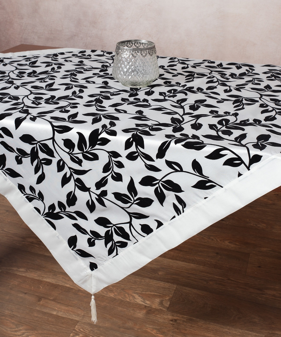 Σατέν καρέ 081 (85cm x 85cm) λευκό