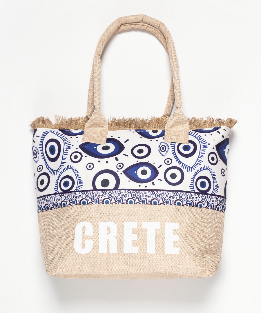 Τσάντα με χερούλι (49cm x 15cm x 34cm) μάτι 2 CRETE