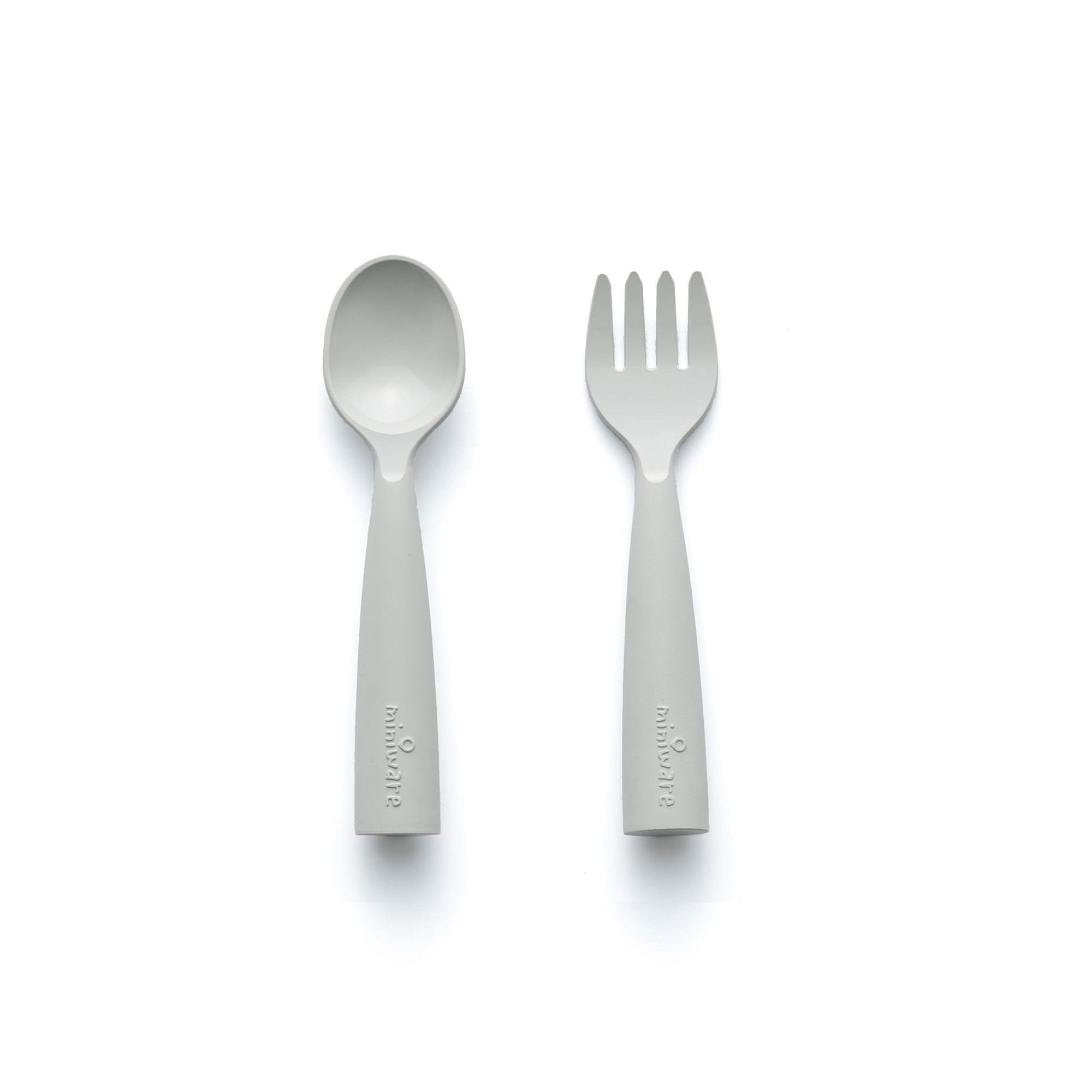 Miniware Des.15 Πιρούνι & Κουτάλι PLA Γκρι-13,5cm
