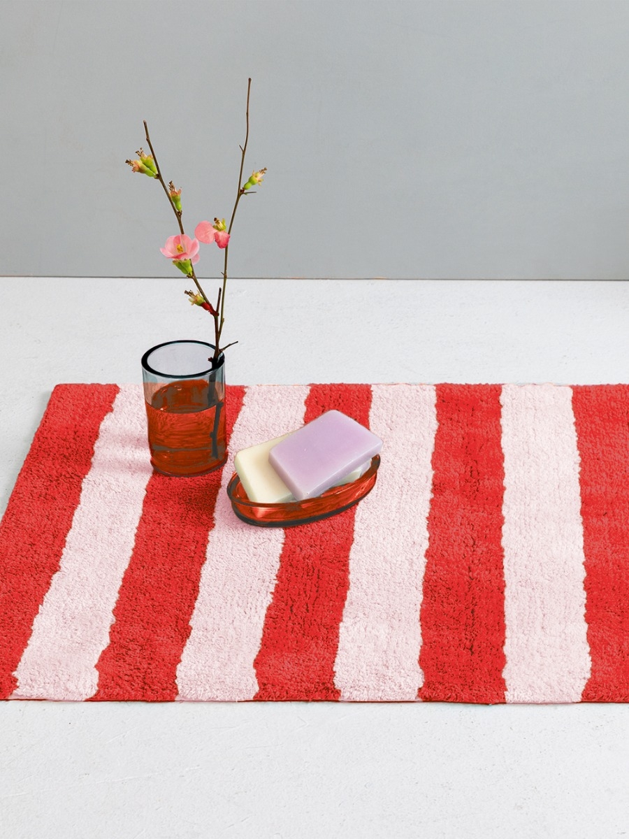 Πατάκι μπάνιου 50x80 AFRO RED