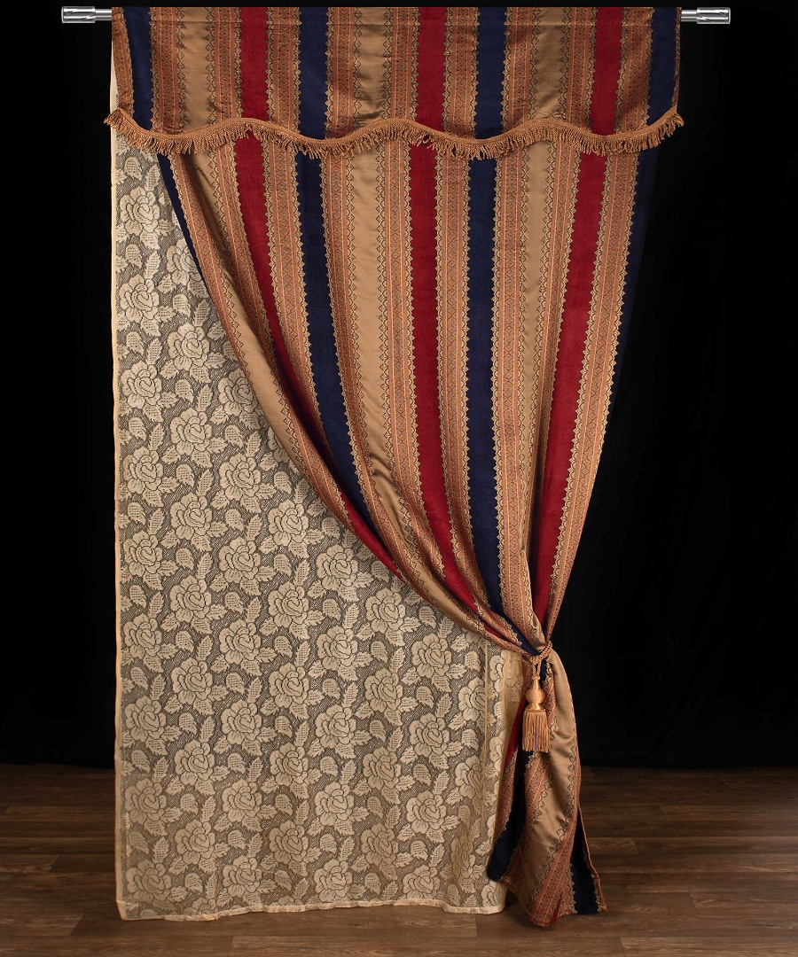 Κουρτίνα efterpi (150cm x 280cm) με τούνελ μπλέ