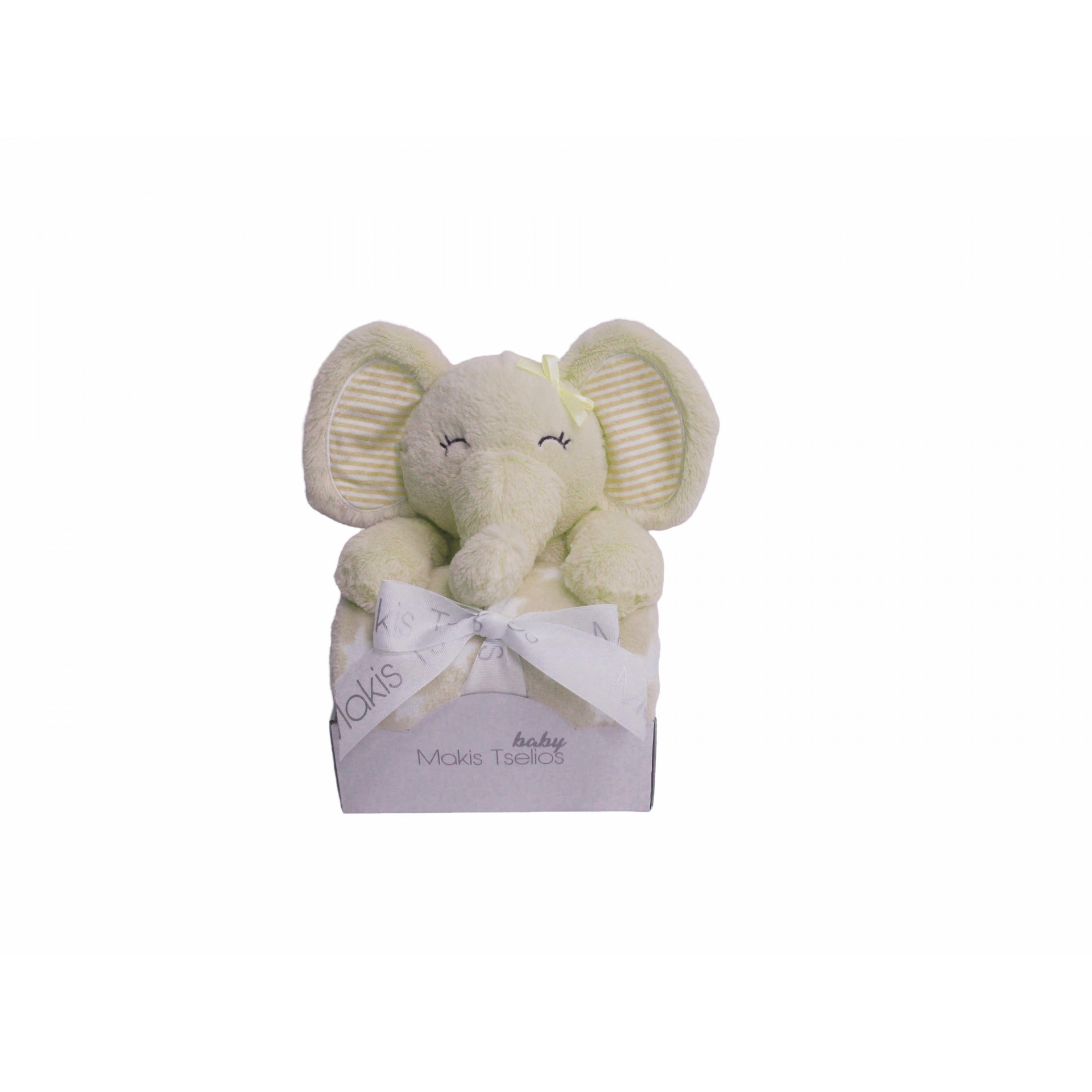ELEPHANT BEIGE ΔΙΑΚΟΣΜΗΤΙΚΟ ΚΟΥΚΛΑΚΙ ΜΕ ΚΟΥΒΕΡΤΑ 