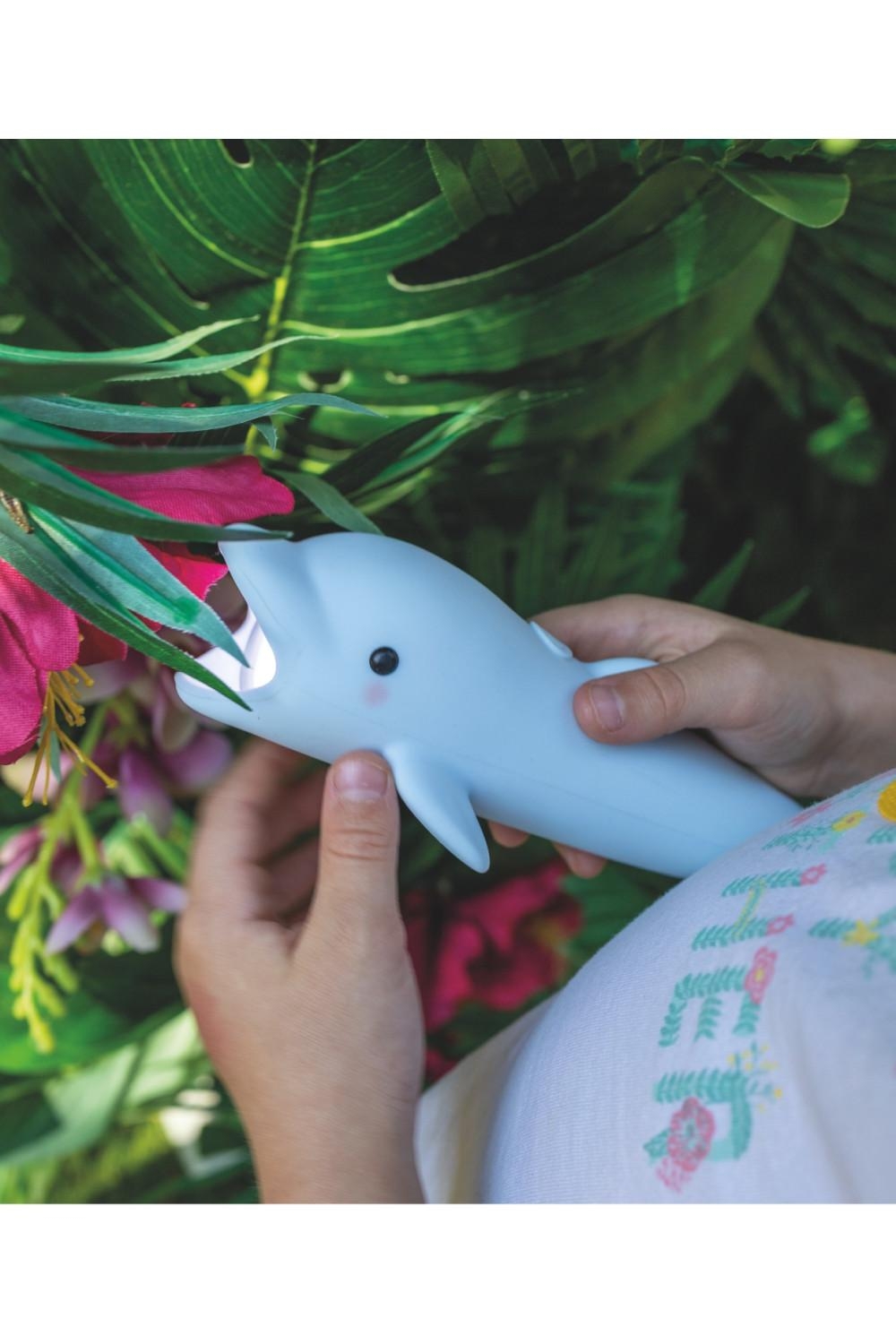 Μικρός Φακός Σιλικόνης Bubbly Dolphin - Rabbit & Friends