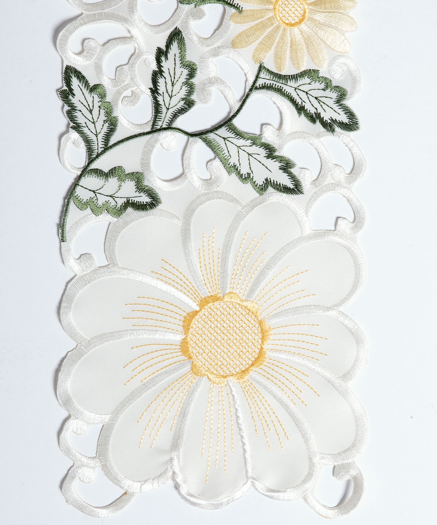 Σατέν κοφτή τραβέρσα (20cm x 150cm) 291κίτρινο