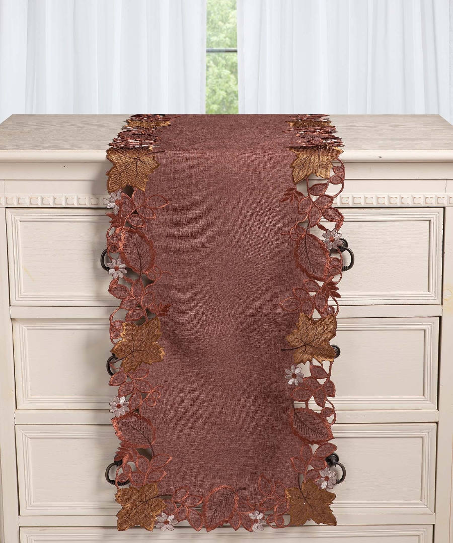 Τραβέρσα 19315 (38cm x 172cm) κεραμιδί
