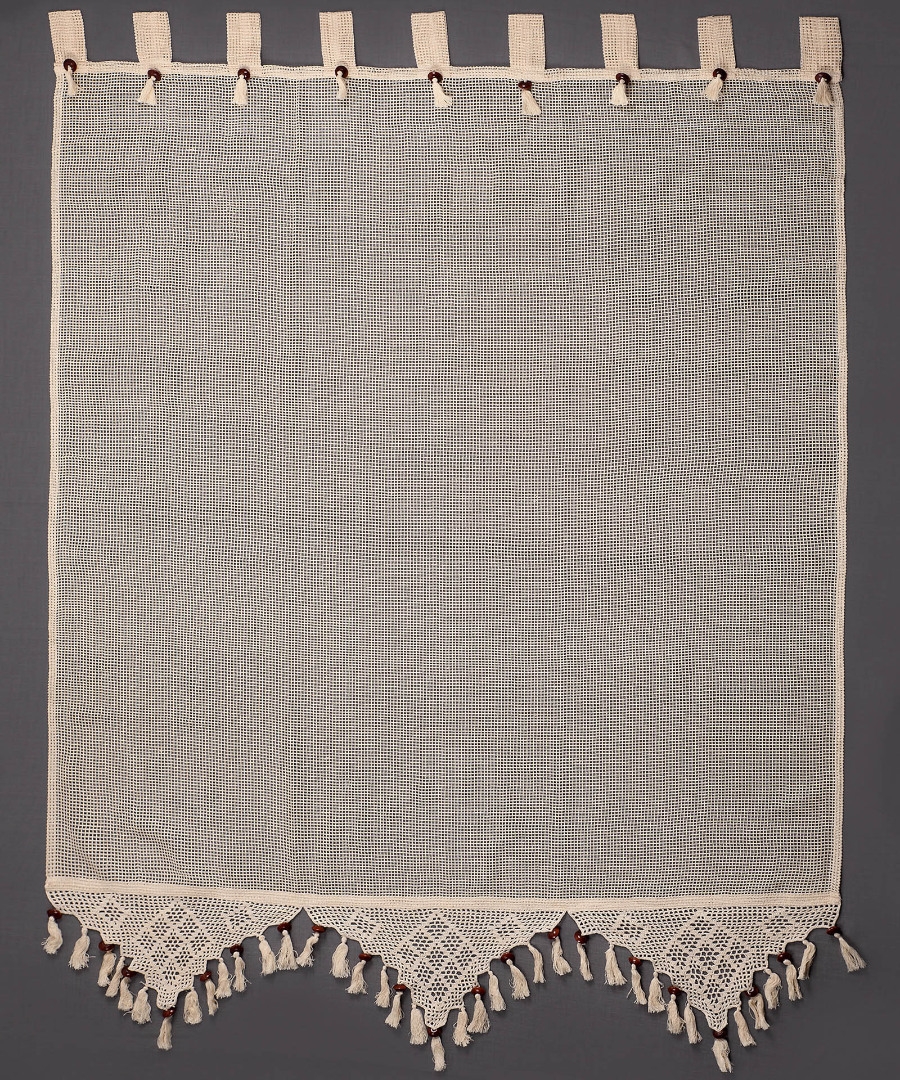 κουρτίνα 2003/1 (130cm x 240cm) ecru με τιράντα