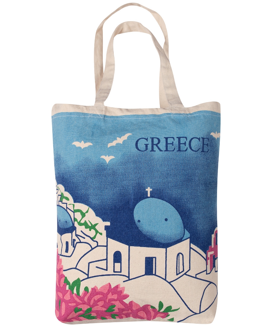 Τσάντα καραβόπανο (40cm x 40cm x 10cm) canvas 20 GREECE