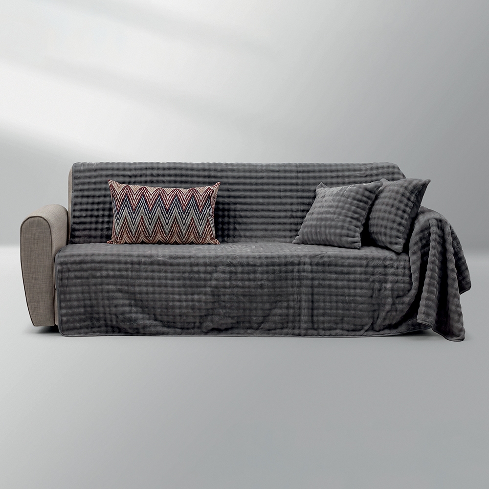 LINO Ριχτάρι Πολυθρόνας 180x180 Kvall Γκρι