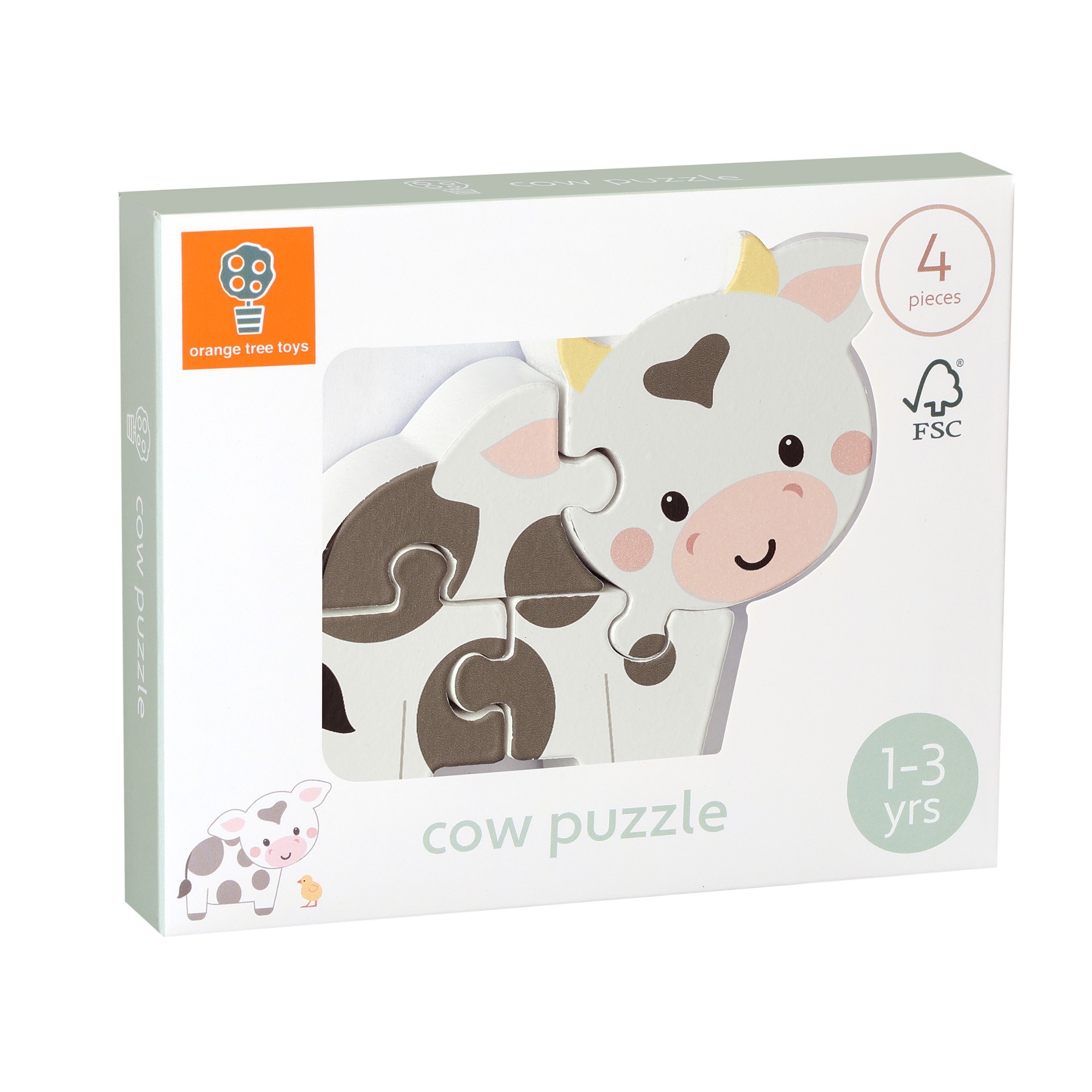 Παζλ Αγελάδα Orange Tree Toys