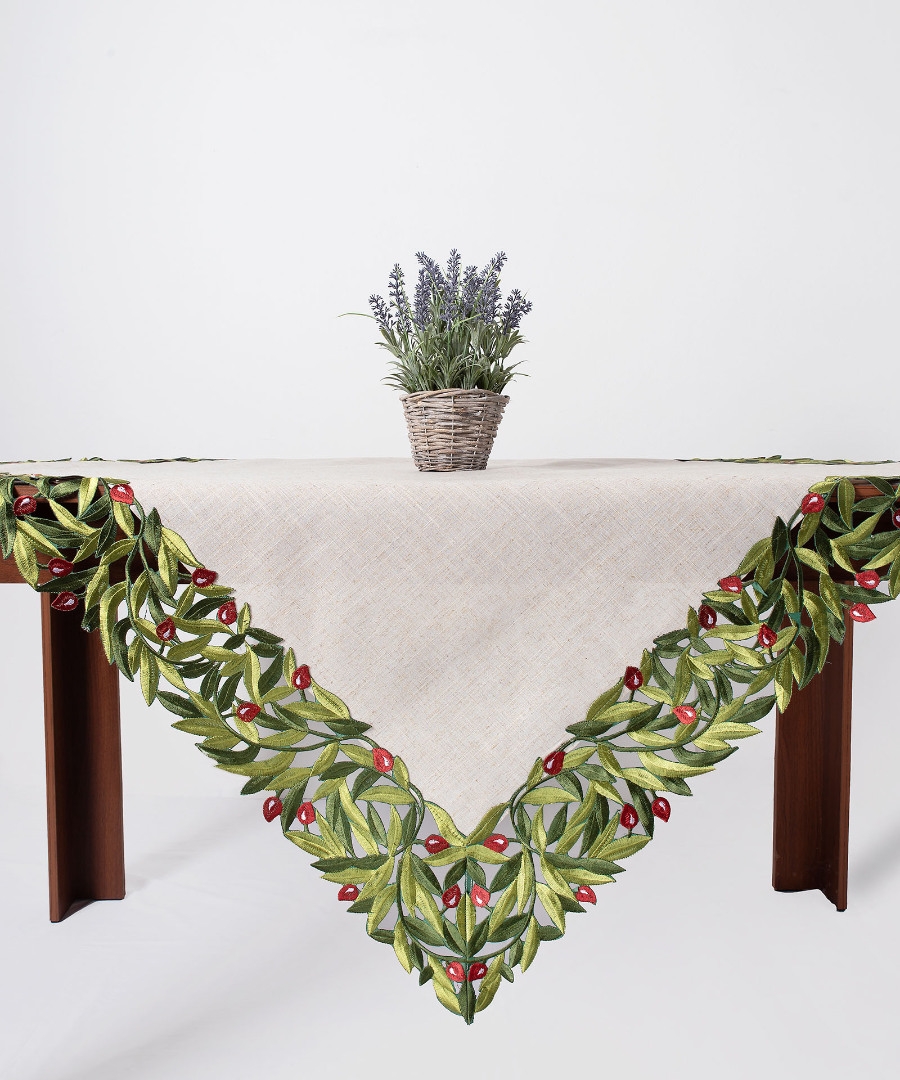 Καρέ 2353 (85cm x 85cm) κόκκινη ελιά