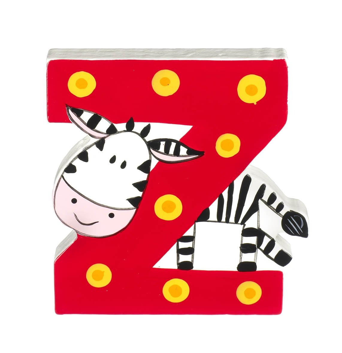 Ξύλινο Γράμμα Z Alphabet Letters Orange Tree Toys