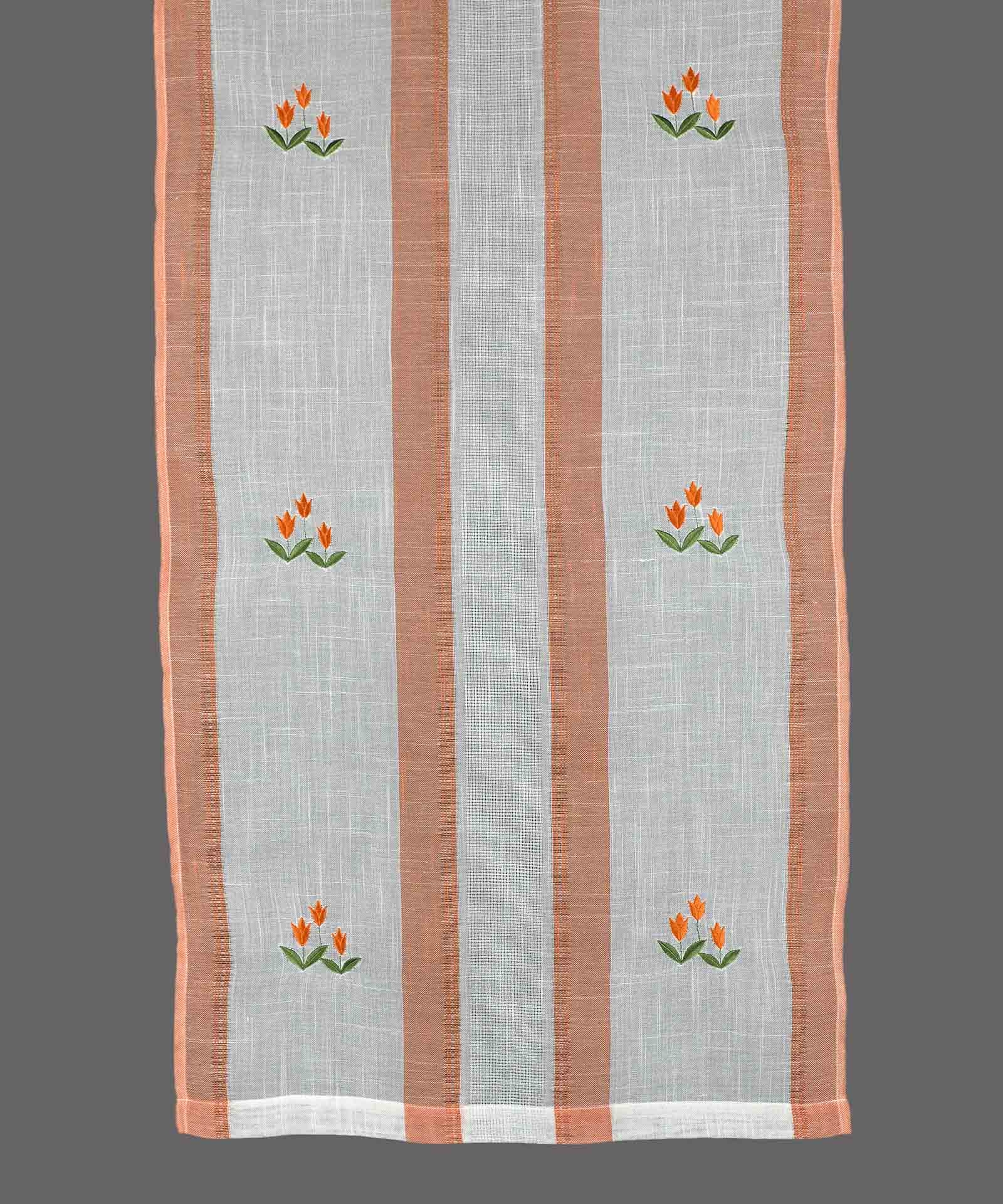 κουρτίνα 315 (60cm x 130cm) πορτοκαλί με τιράντα