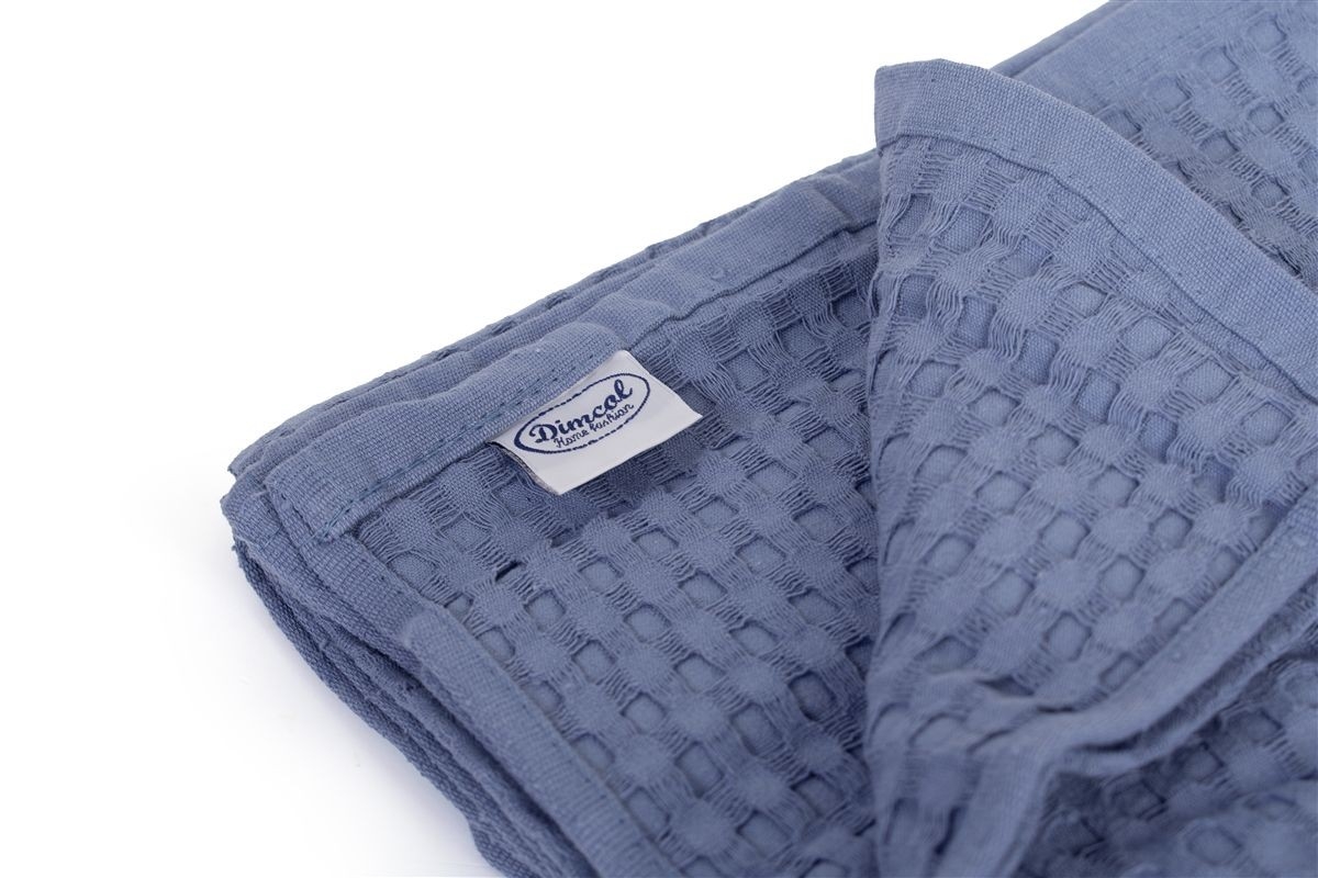 Κουβέρτα Πικέ Μονόχρωμη 325 gr/m² 255x270 Classic Blue 100% Cotton