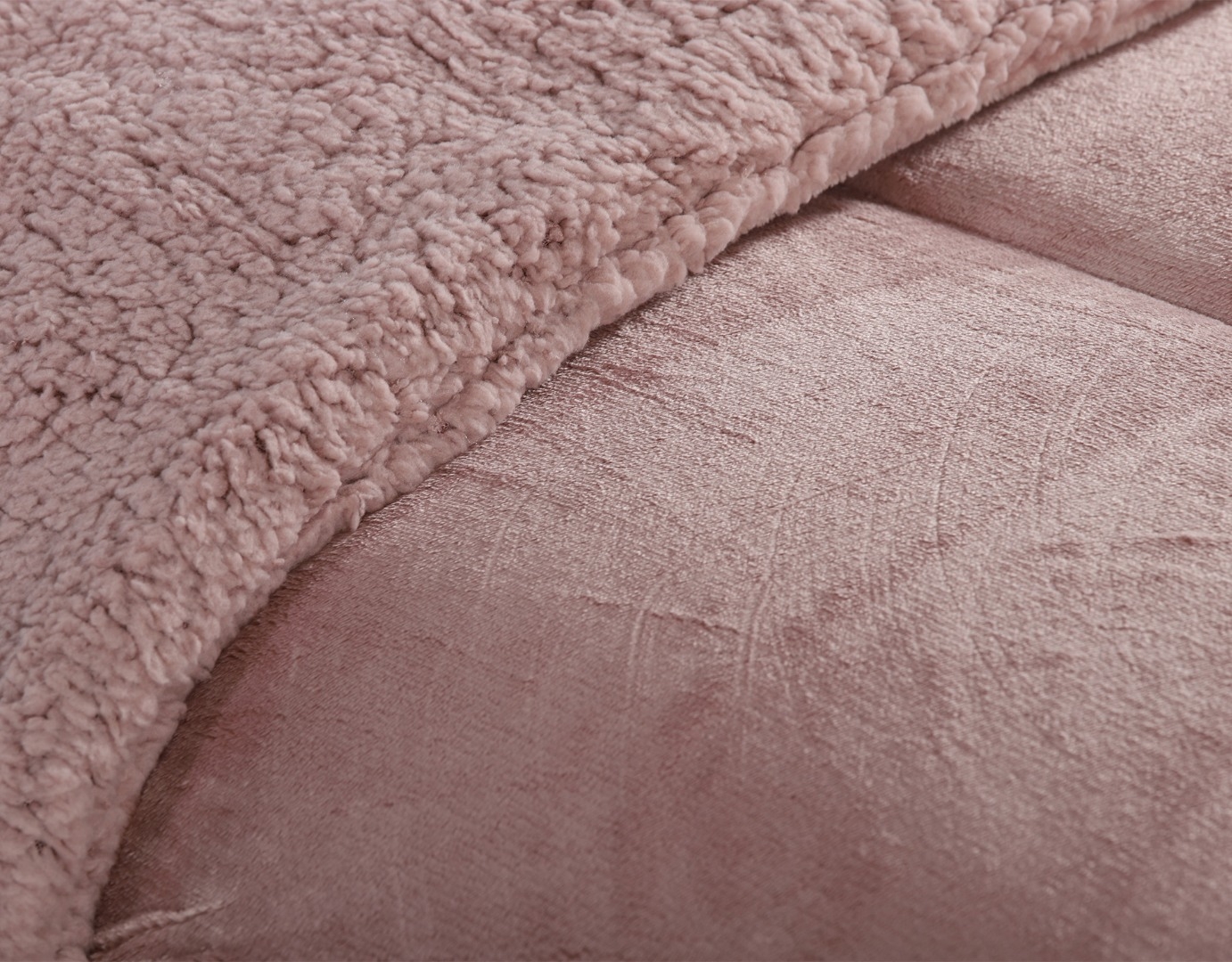Κουβερτοπάπλωμα solid (240cm x 260cm) old rose