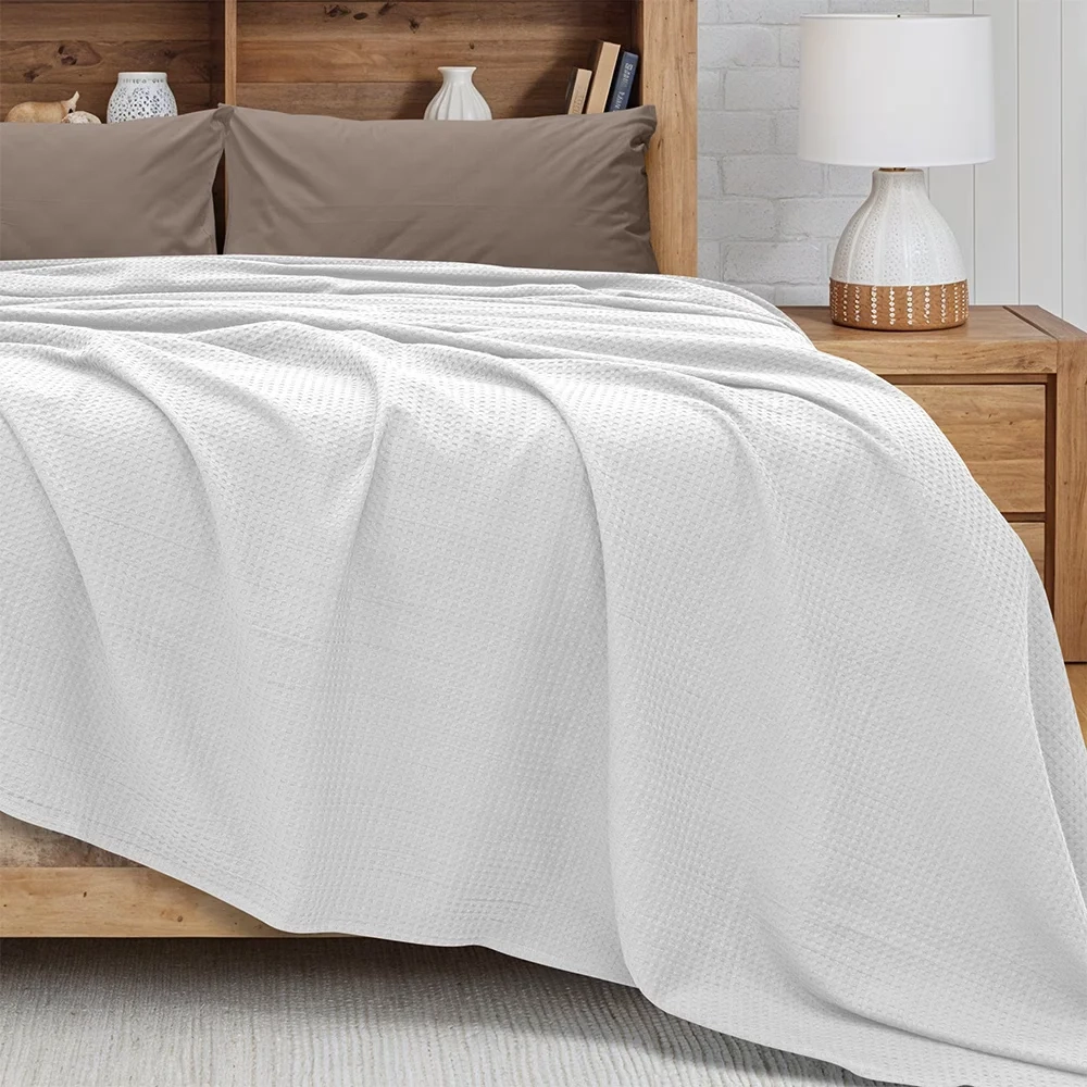 Κουβέρτα King Size (240×260) Πικέ Cocoon Λευκό