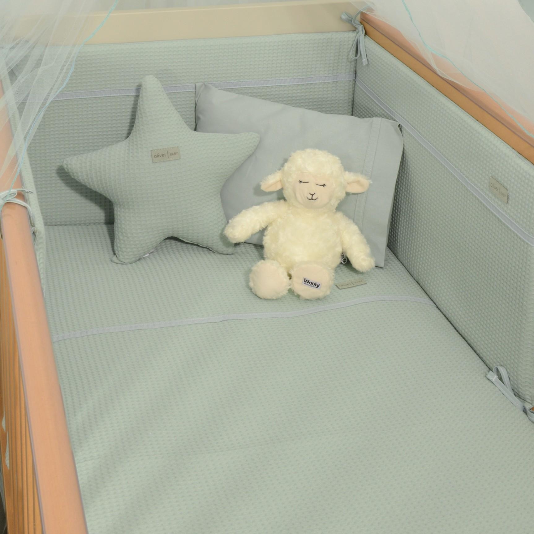 Πάπλωμα & Παπλωματοθήκη Πικέ 100x140cm Design 453 - Oliver Baby