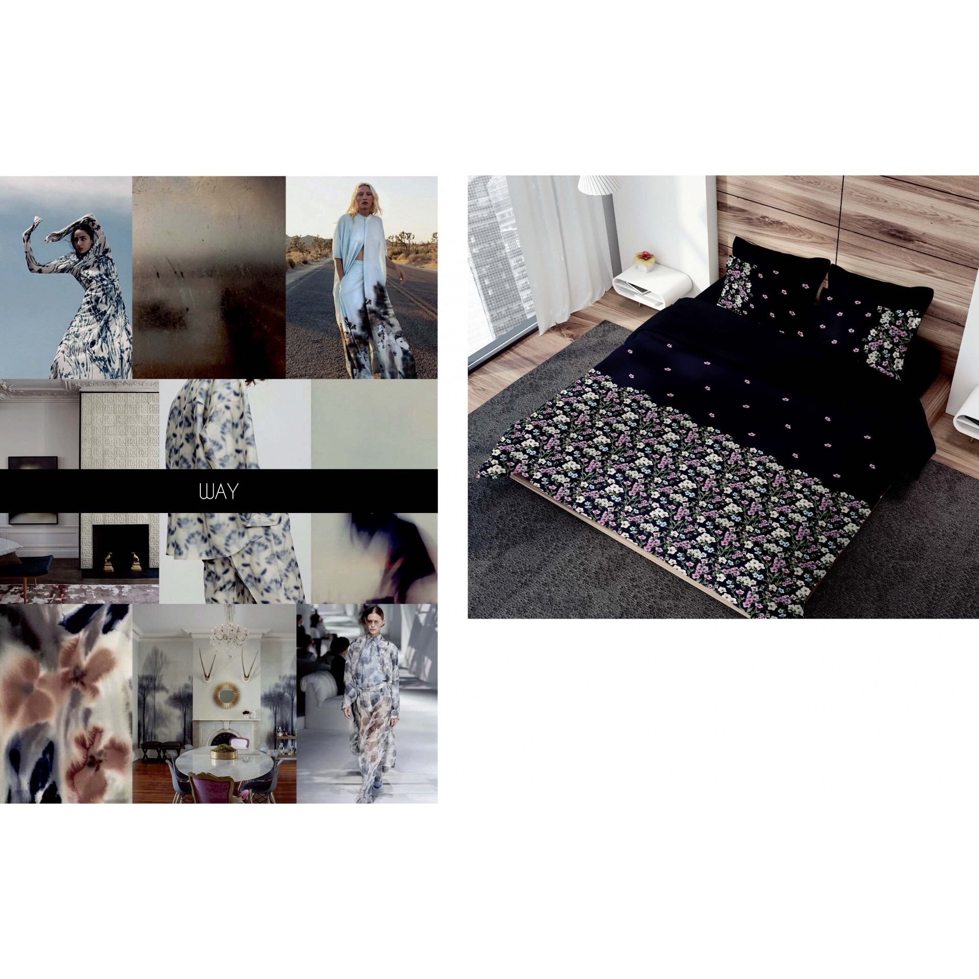 WAY ΣΕΤ ΠΑΠΛΩΜΑΤΟΘΗΚΗ 220x240cm COTTON SATIN DIGITAL PRINT