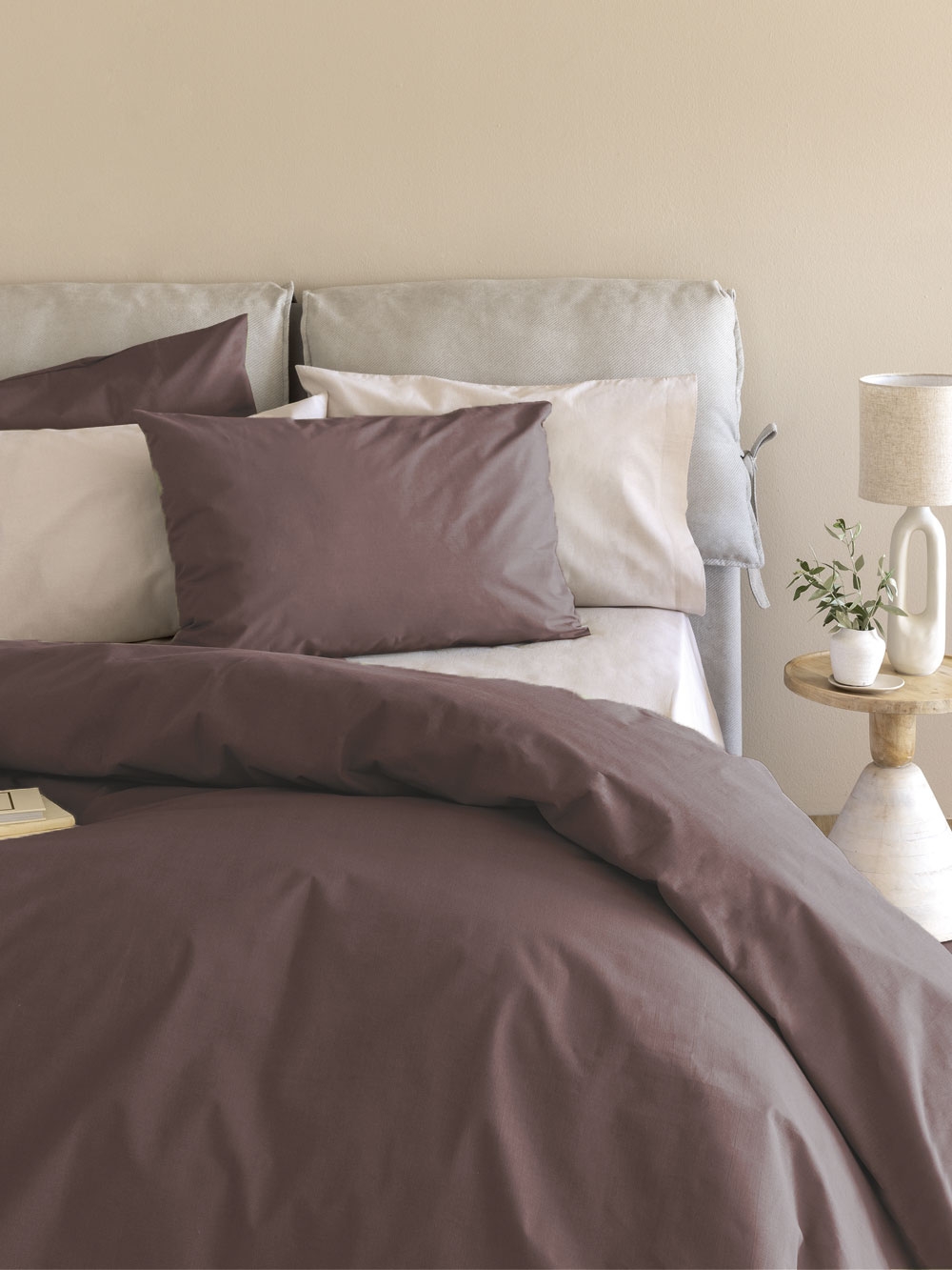 Σετ Υπέρδιπλα Σεντόνια 240x260 ETOILE/2 BROWN Χωρίς Λάστιχο