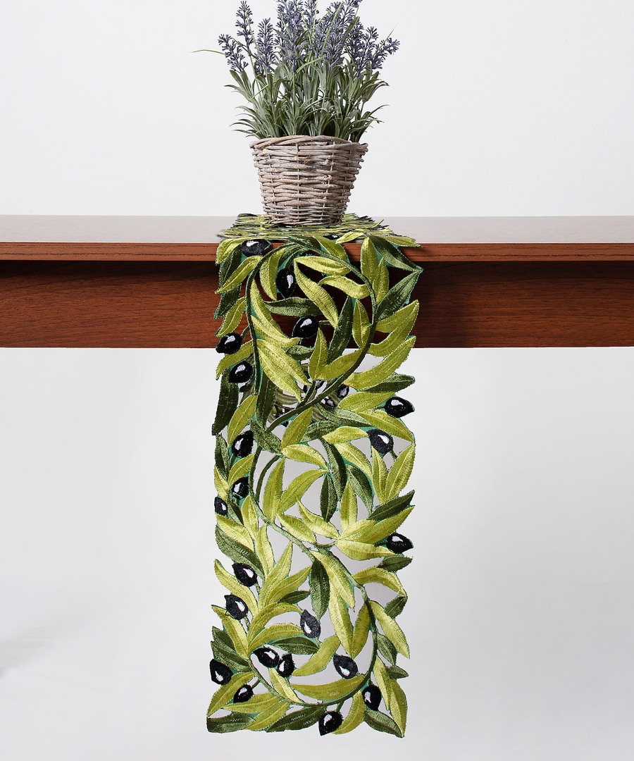 Τραβέρσα 2352 (20cm x 160cm) μαύρη ελιά