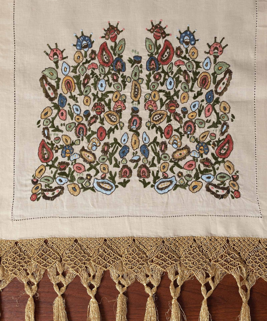 Μεταξωτή τραβέρσα (45cm x 160cm)