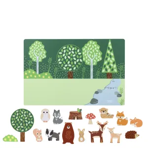 Μαγνητικός Πίνακας με Ζωάκια Woodland Orange Tree Toys (FSC®)