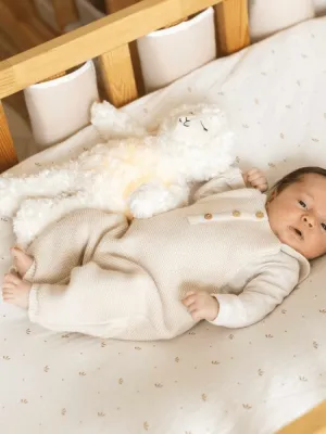 Σετ 2 Κατωσέντονα με Λάστιχο 50x83cm Λευκό/Καμηλό - Trois Kilos Sept