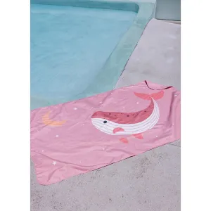 Πετσέτα Θαλάσσης 160x90cm Pink Whale - Monnëka
