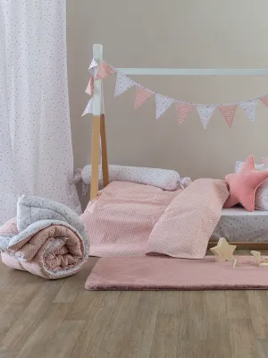 Πάπλωμα Κούνιας Bon Bon 110x150 BB100-BB101 ROSE