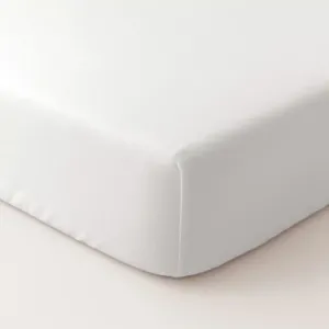 Σεντόνι Μονόχρωμο Solid Κούνιας Με Λάστιχο