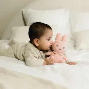 Λούτρινο Aπό Bελουτέ Ύφασμα 20cm Ροζ Miffy Flowers