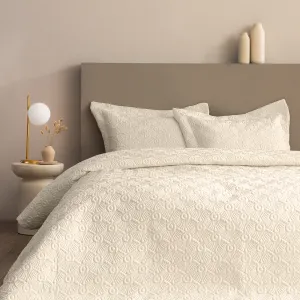 Σετ Κουβερλί 240x260 WED104 ECRU