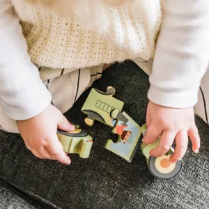 Μικρό Παζλ Τρακτέρ Farmyard Orange Tree Toys
