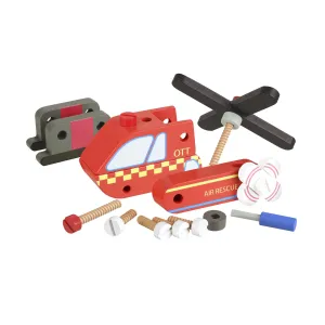 Συναρμολογούμενο Ελικόπτερο Emergency Services Orange Tree Toys (FSC®)