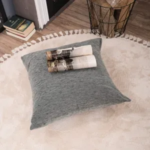 Μαξιλαροθήκη Solid 309 - 65x65cm δαπέδου με γέμιση 