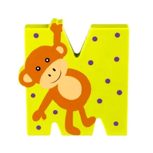 Ξύλινο Γράμμα M Alphabet Letters Orange Tree Toys