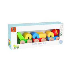 Σετ 3 Μικρά Οχήματα Construction Orange Tree Toys (FSC®)