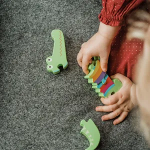 Μικρό Παζλ Κροκόδειλος Animals Orange Tree Toys (FSC®)