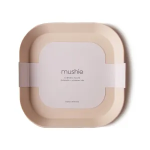 Σετ 2 Τετράγωνα Πιάτα PP Ivory - Mushie