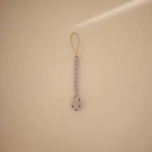 Κλιπ για Πιπίπλες Σιλικόνης Hera Soft Lilac - Mushie