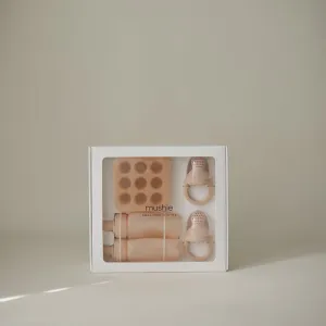Σετ Δώρου 5 Ειδών Φαγητού Σιλικόνης Blush - Mushie