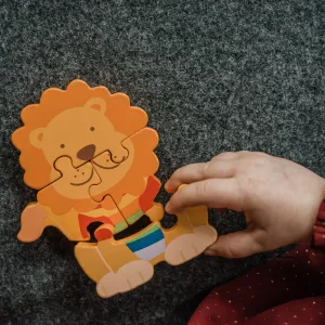 Μικρό Παζλ Λιοντάρι Jungle Animals Orange Tree Toys (FSC®)