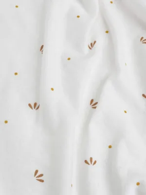 Σετ 2 Κατωσέντονα με Λάστιχο 50x83cm Λευκό/Καμηλό - Trois Kilos Sept