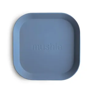 Σετ 2 Τετράγωνα Πιάτα PP Twilight Blue  - Mushie