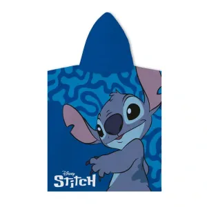 Παιδικό Πόντσο Microfiber Stitch Blue