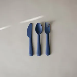 Σετ Κουτάλι Πηρούνι Μαχαίρι PP Twilight Blue Mushie