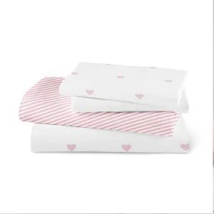 Ζεύγος Μαξιλαροθήκες Mix & Match Hearts